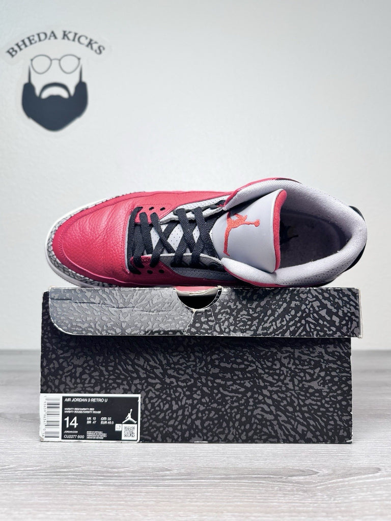 Size 14 - Jordan 3 Unite CHI Exclusive 2020 CU2277-600 Preowned Rare Authentic