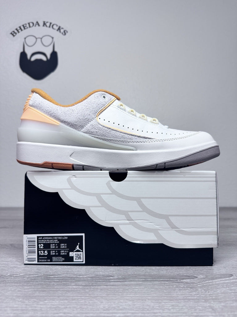 Size 12 - Air Jordan 2 Retro Low Melon Tint DV9956-118 Men's NEW DS