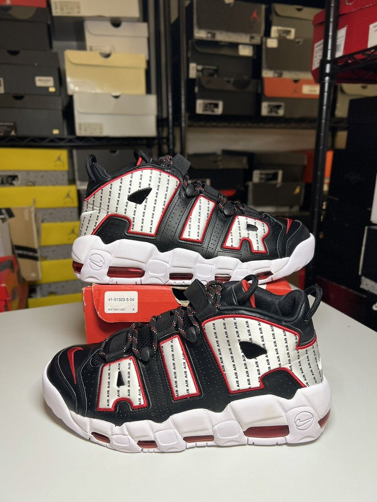 Nike Air More Uptempo Pinstripe 2018 AV7947-001 Size 10.5