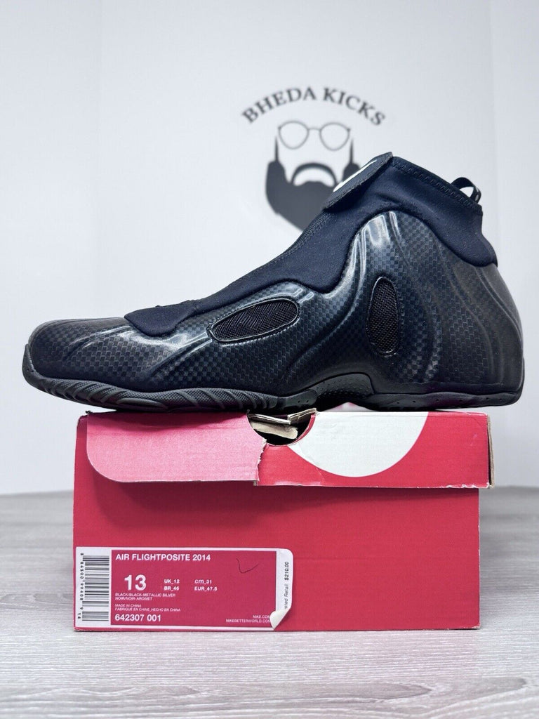 Size 13 - Nike Air Flightposite 2014 Carbon Fiber 642307-001 NEW DS