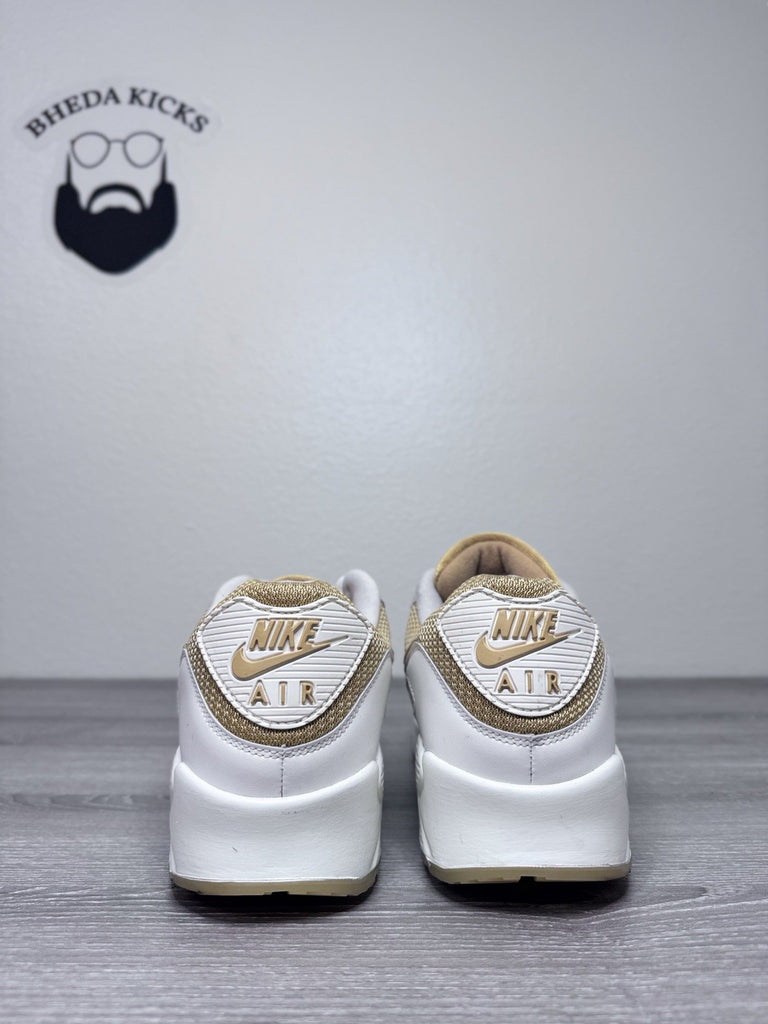 Size 15 - Nike ID Air Max 90 'Nike By You' Bred Black Red CT3621-991 Preowned