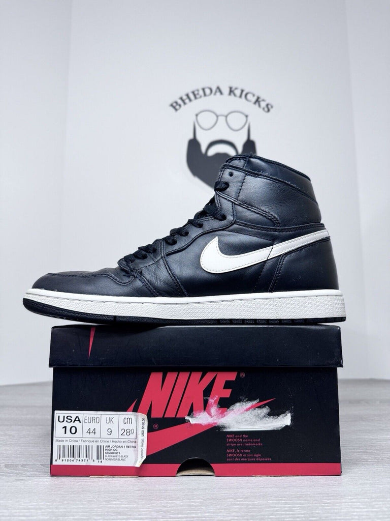 Size 10 - Air Jordan 1 Retro OG Prm High Yin Yang 555088-011 Preowned