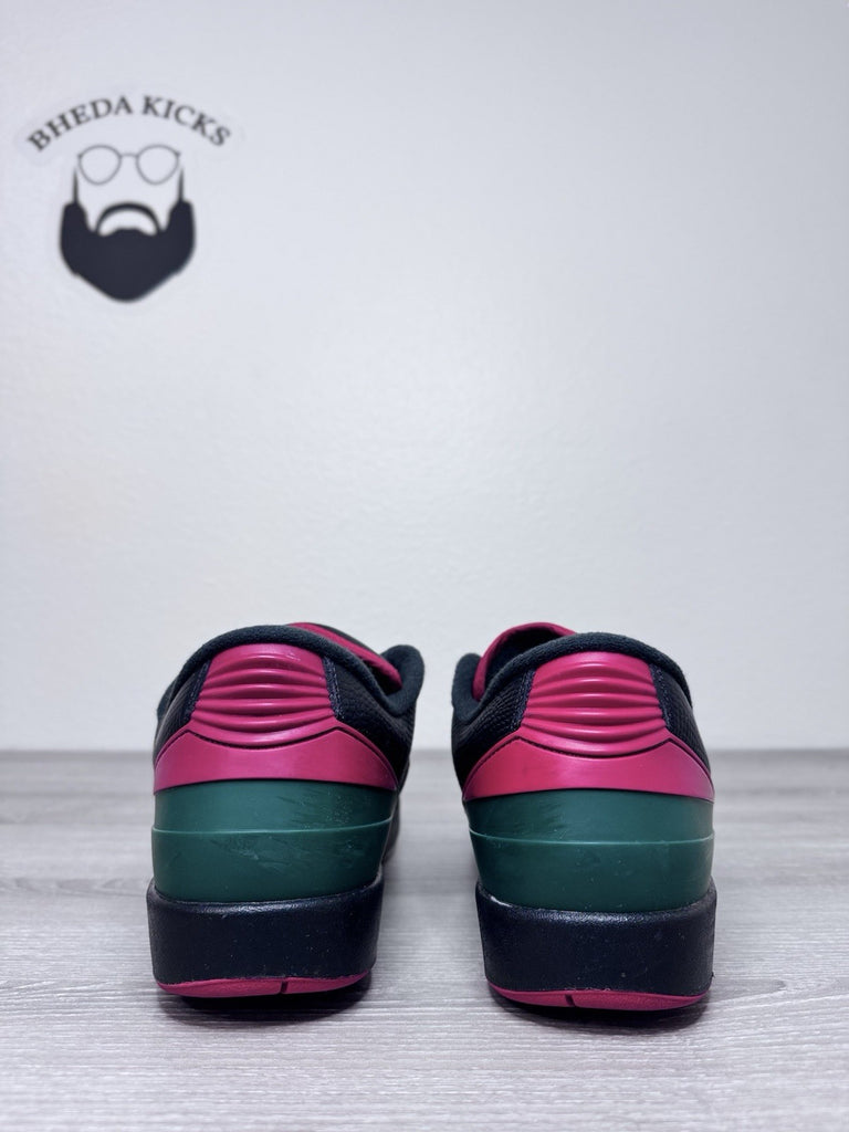 Size 13 - Nike Air Jordan 2 Retro Low Christmas Black Green Red DV9956-006 Men’s