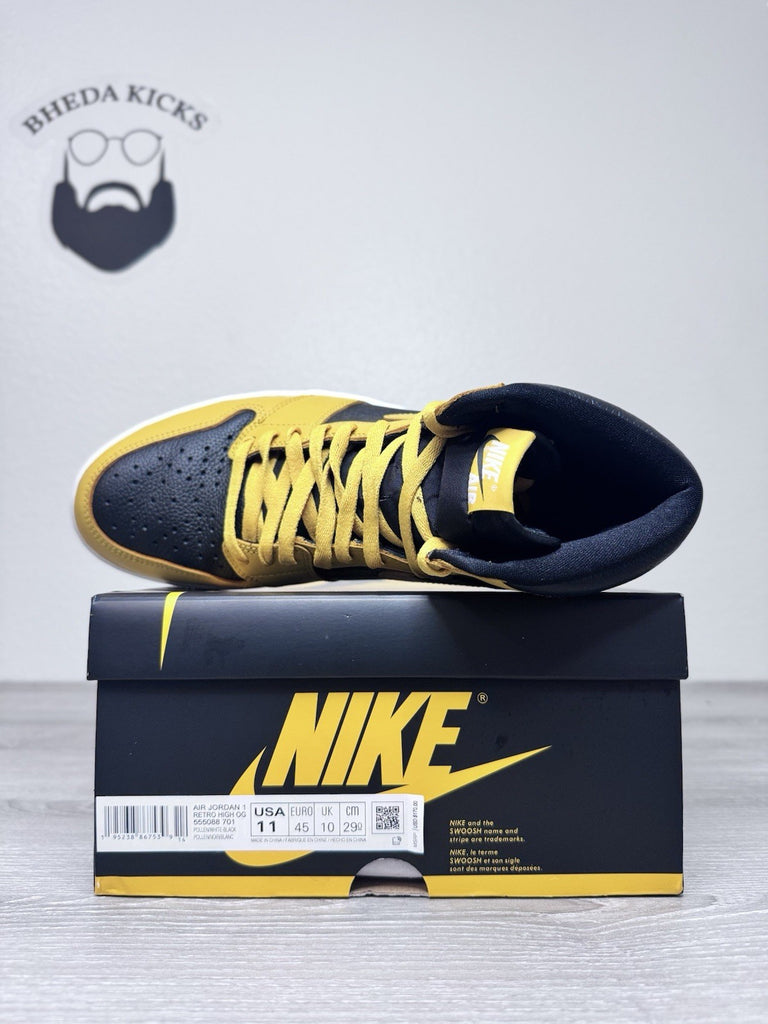 Size 11 - Air Jordan 1 Retro High Pollen 555088-701 Preowned Authentic Og