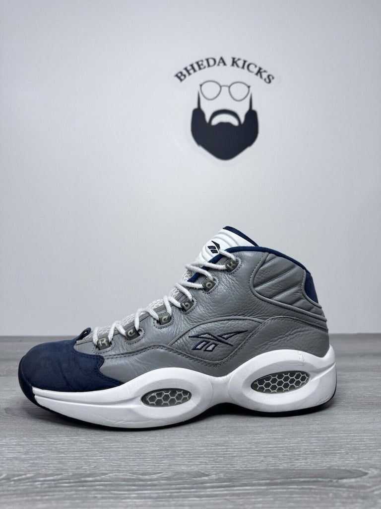 Size 12 - Reebok Question Mid Georgetown J-99179 Allen Iverson Preowned