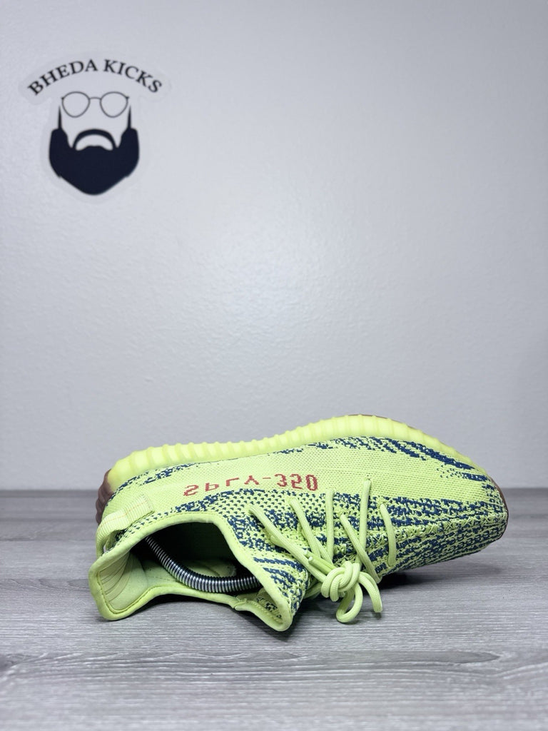 Size 10.5 - Adidas Yeezy Boost 350 V2 Semi Frozen Yellow Green B37572 Men’s