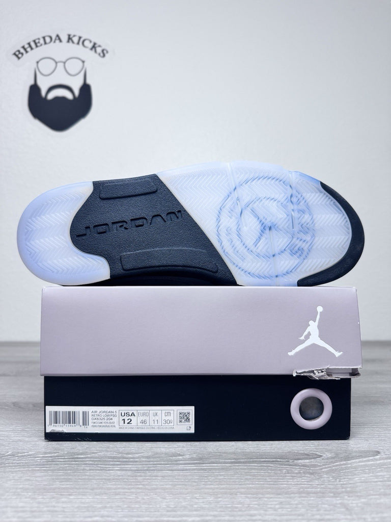Size 12 - Nike Air Jordan 5 Retro Low x Paris Saint-Germain (DX6325-204) NEW DS