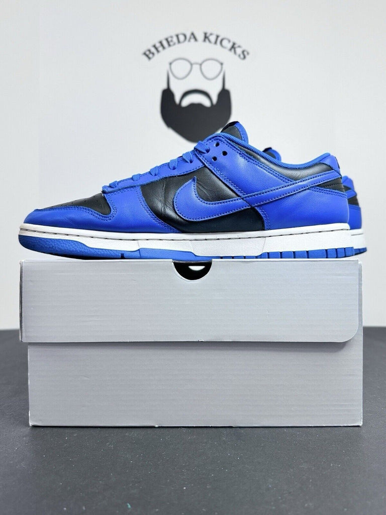 Nike Dunk Low Black Hyper Cobalt 2021 DD1391-001 Preowned Og Men’s Size 11