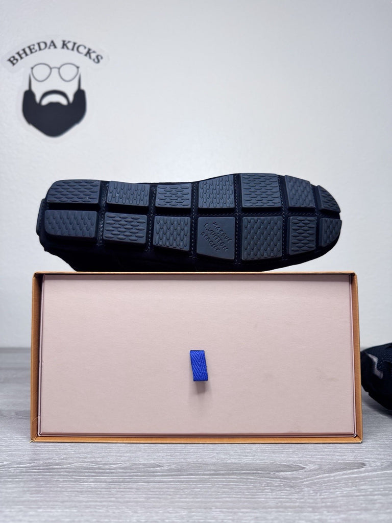 Size 10LV (size 11 US) - Louis Vuitton Rally Sneaker New Release Authentic Black