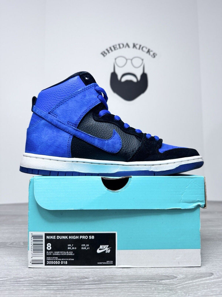 Size 8 - Nike Dunk High Pro SB J Pack Royal 2014 305050-018 Preowned Authentic