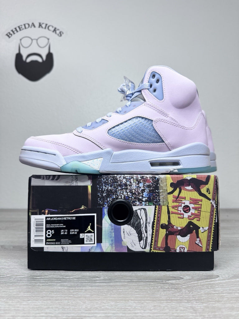 Size 8.5 - Nike Air Jordan 5 Easter 2022 Men’s Regal Pink Ghost DV0562-600