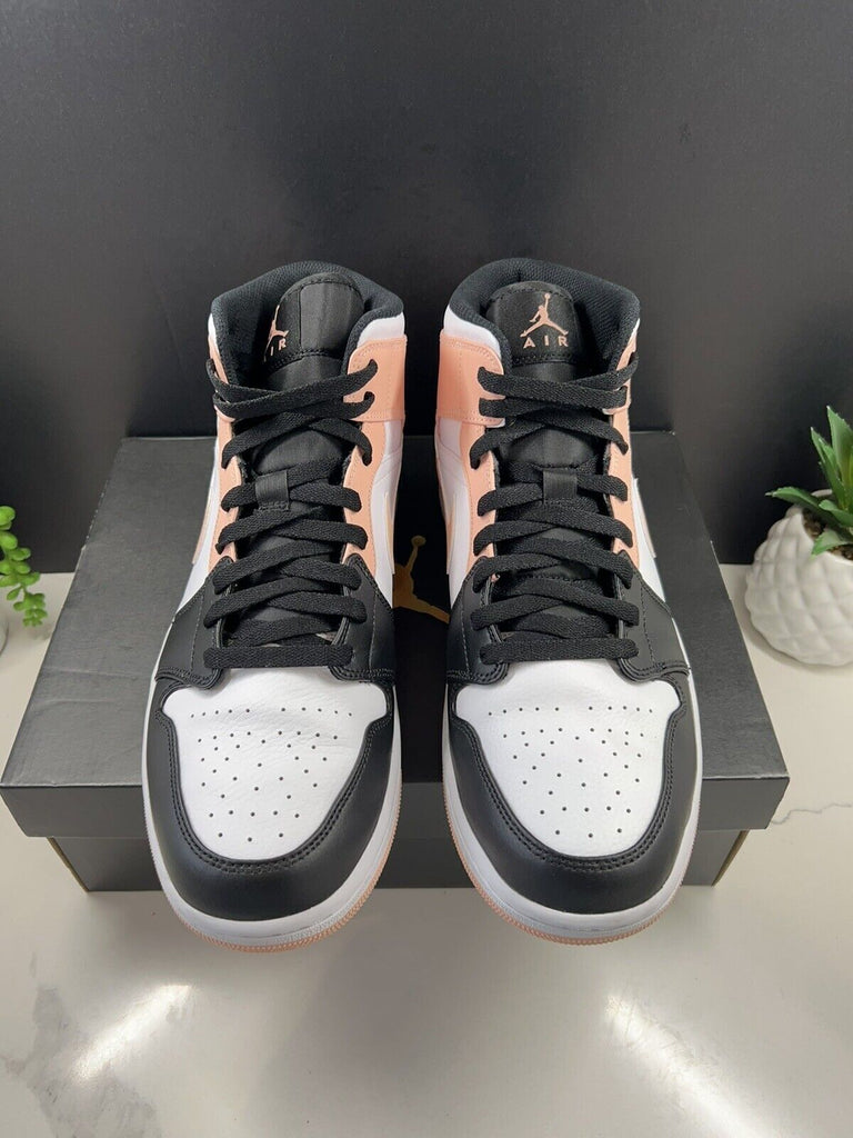 AIR JORDAN 1 MID CRIMSON TINT TOE 554724-133 Size 11.5