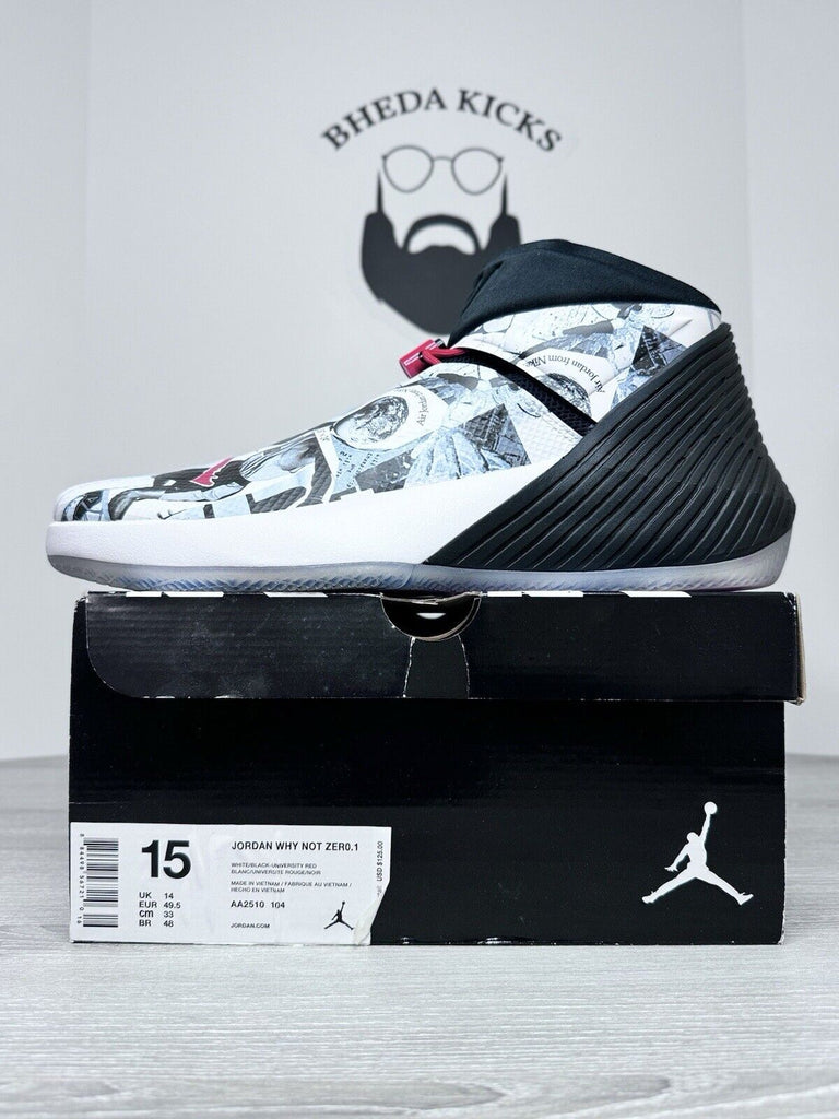 Size 15 - Jordan 'Why Not?' ZER0.1 Mirror Image 2018 AA2510-104 New DS