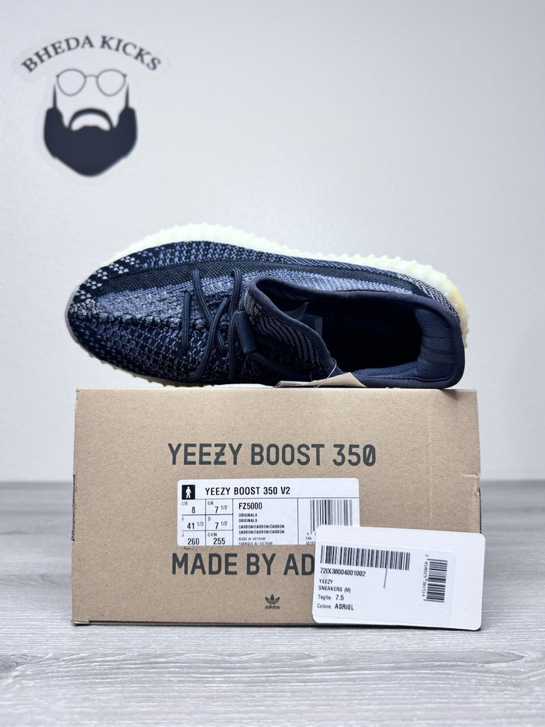 Size 8 - Adidas Yeezy Boost 350 V2 Carbon FZ5000 Authentic Brand New