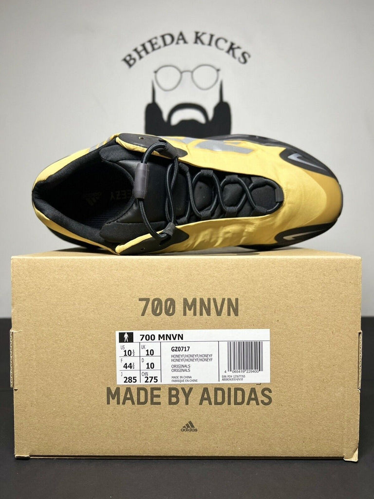 Adidas Yeezy Boost 700 MNVN Honey Flux Mens Size 10.5 GZ0717 Preowned Og Rare