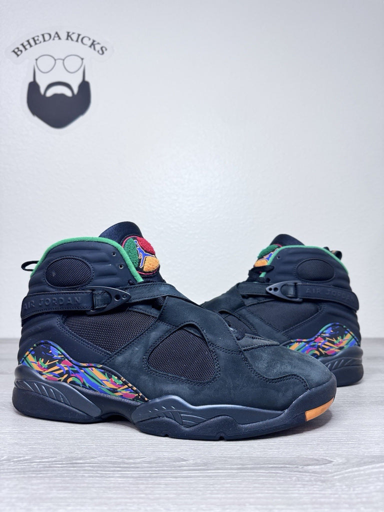 Size 13 - Air Jordan 8 Retro Tinker - Air Raid Green Black Orange (305381-004)