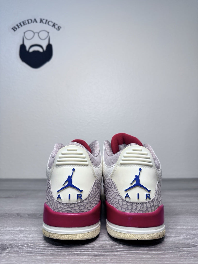 Size 11 - Air Jordan 3 Retro International Flight 136064-140 Preowned Authentic