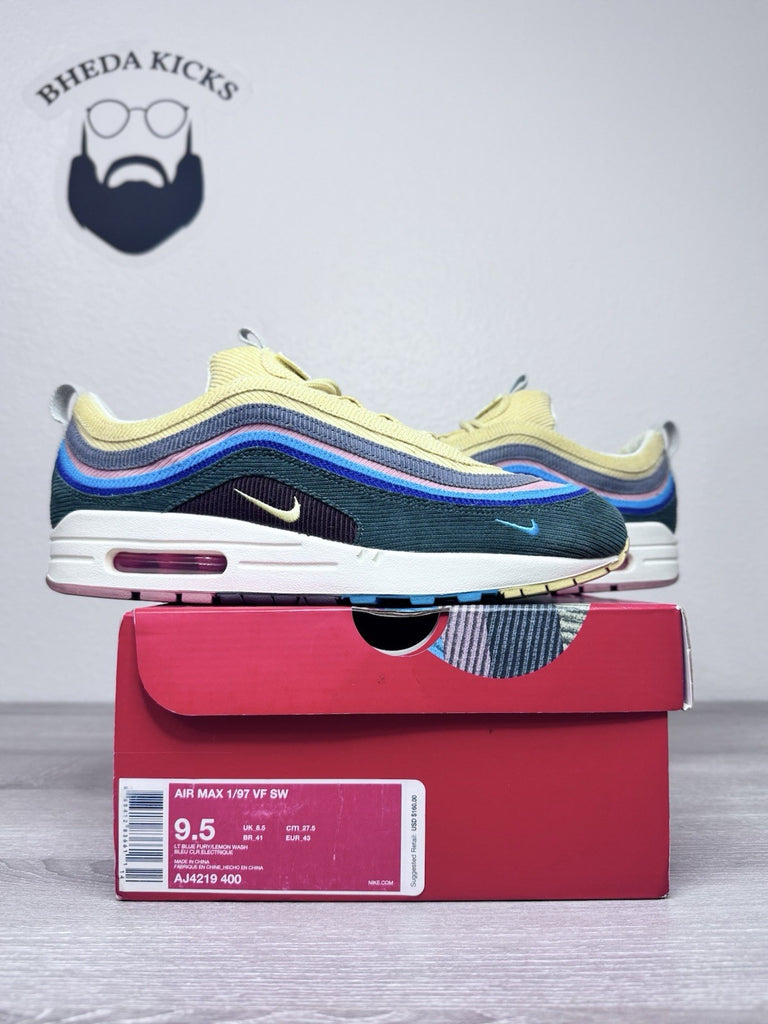 Size 9.5 - Nike Air Max 1/97 Sean Wotherspoon Men’s Preowned AJ4219-400