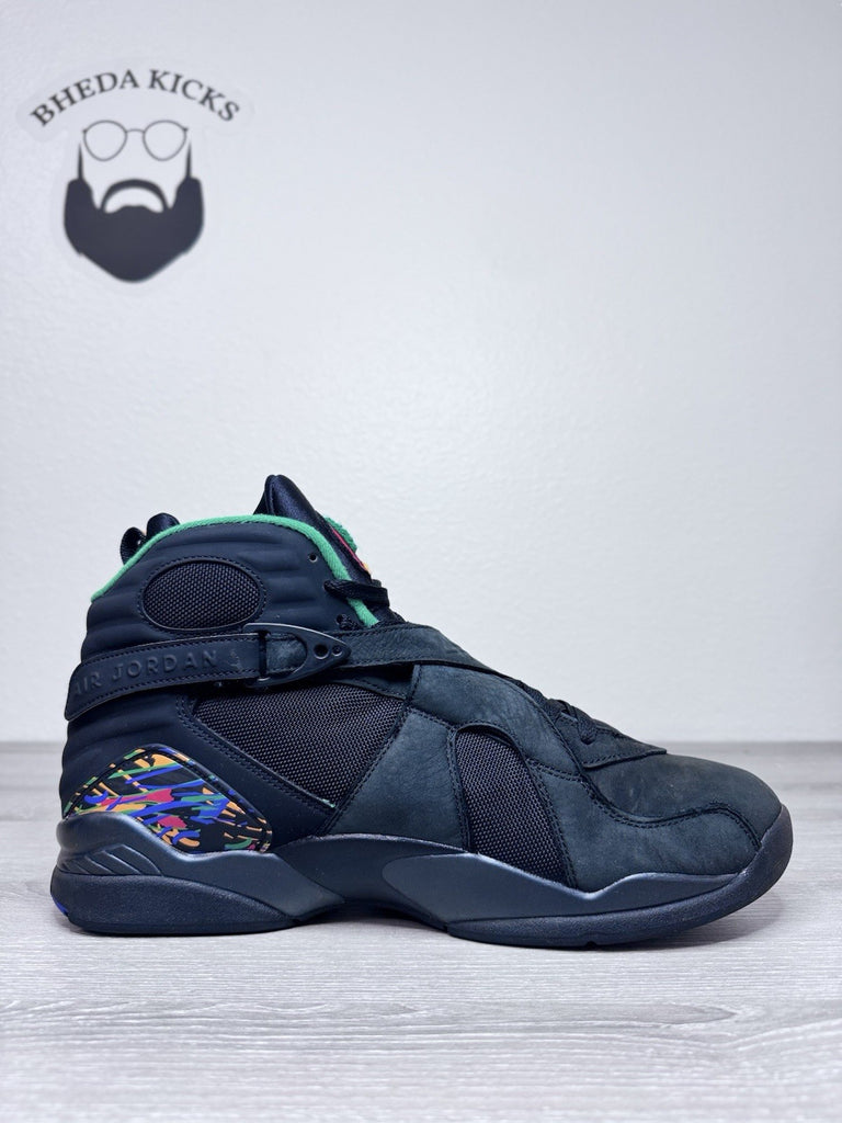 Size 13 - Air Jordan 8 Retro Tinker - Air Raid Green Black Orange (305381-004)