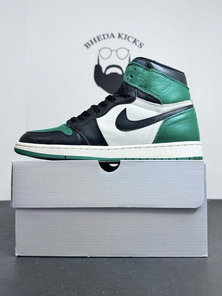 Air Jordan 1 Retro High OG Pine Green Preowned 2018 555088-302 Men’s Size 11.5