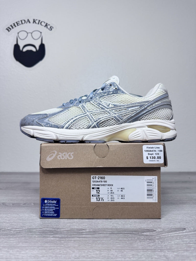 Size 12 - ASICS Paris Running Shoes Men's Cream Sheet Rock GT-2160 1203A478-100