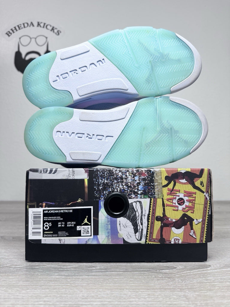Size 8.5 - Nike Air Jordan 5 Easter 2022 Men’s Regal Pink Ghost DV0562-600