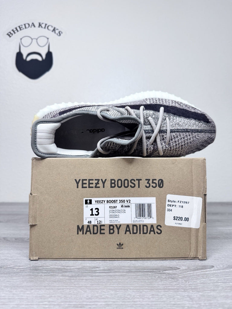 Size 13 - Adidas Yeezy Boost 350 V2 Zyon (FZ1267) Men's Preowned Authentic