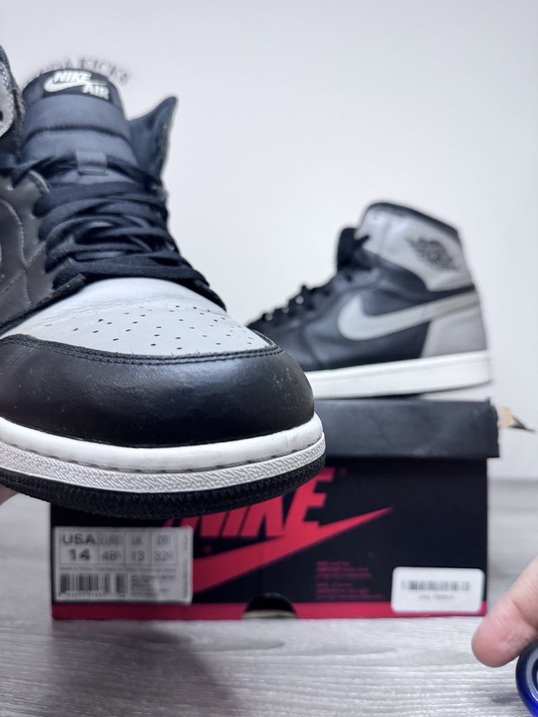 Size 14 - Air Jordan 1 Retro OG 2013 High Shadow 555088-014 Preowned Authentic