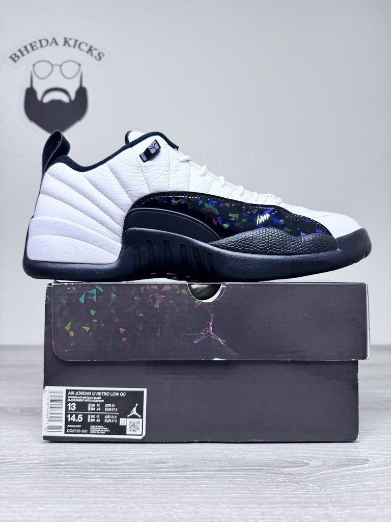 Size 13 - Nike Air Jordan 12 Low GC '25 Years In China' White Black DO8726-100