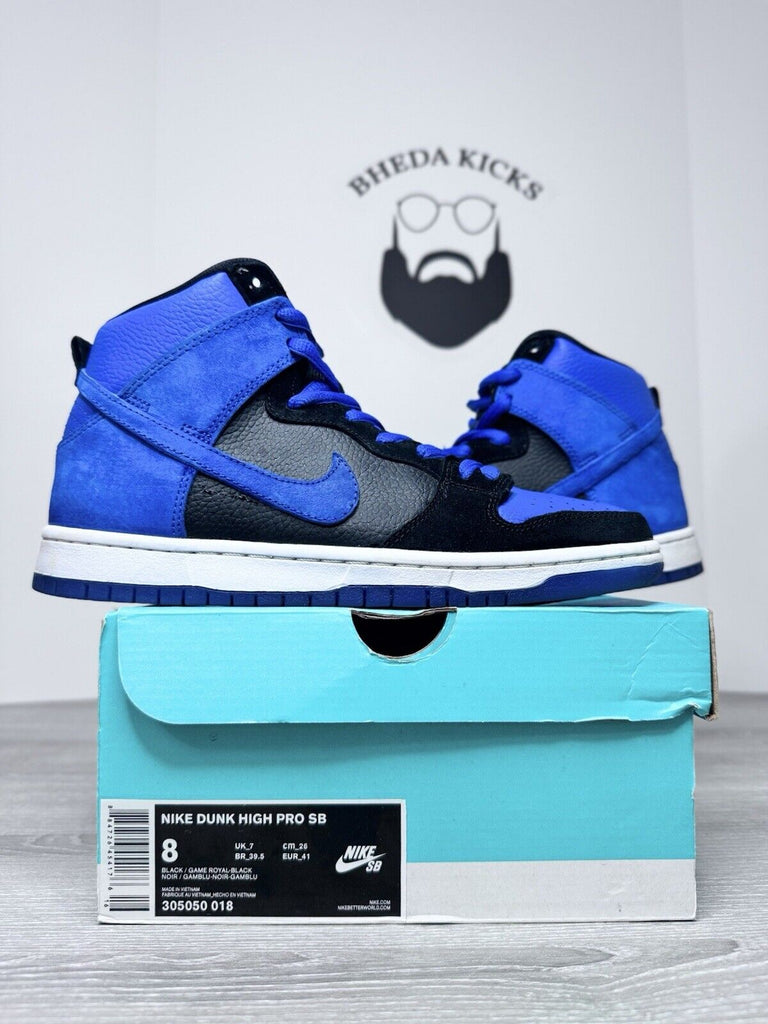 Size 8 - Nike Dunk High Pro SB J Pack Royal 2014 305050-018 Preowned Authentic