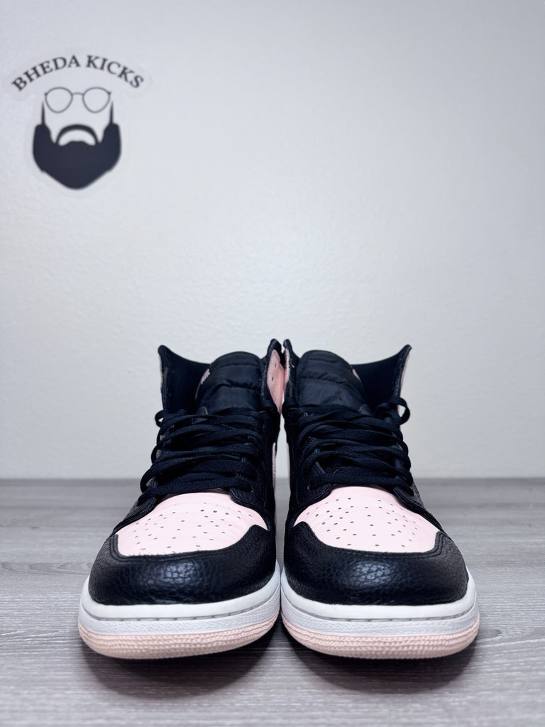 Size 16 - Air Jordan Retro 1 High OG Crimson Tint 555088-081 Black Preowned