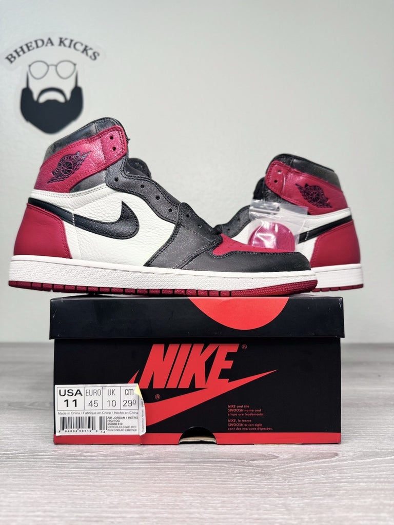 Size 11 - Jordan 1 Retro OG High Bred Toe 555088-610 2018 NEW DS