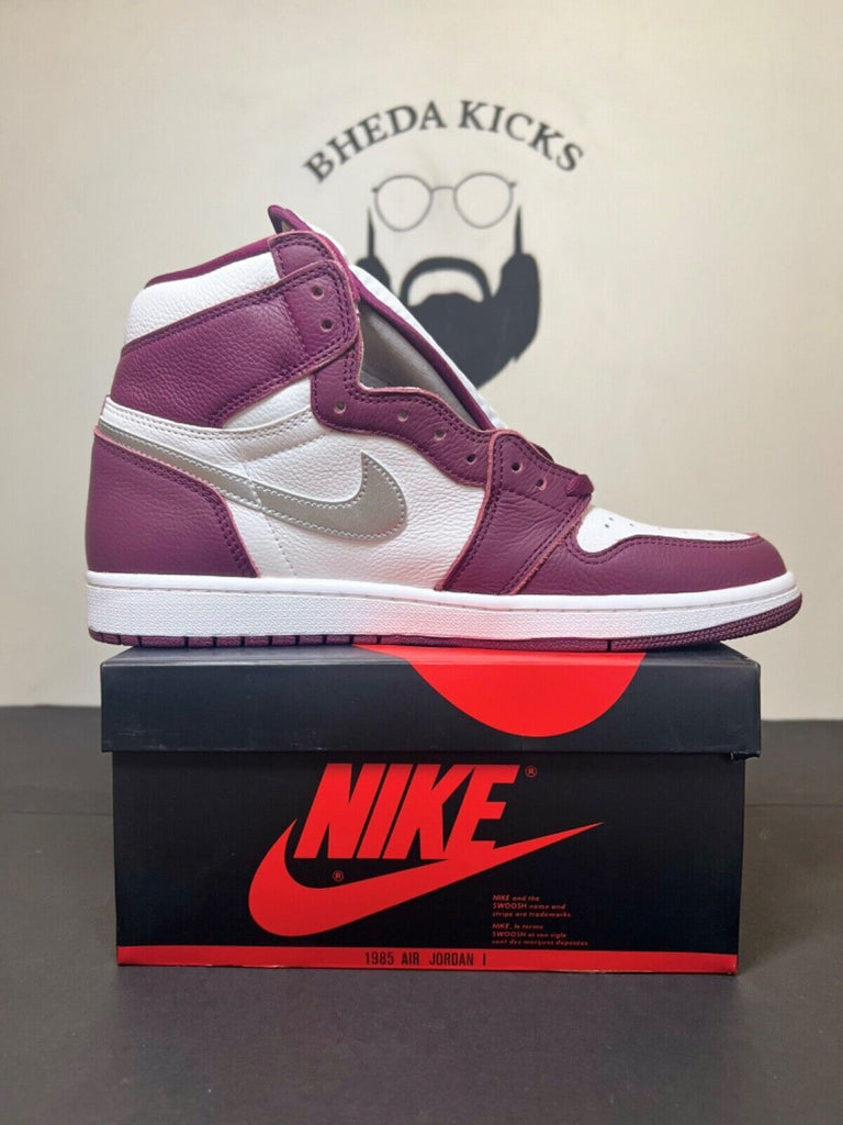 New DS Jordan 1 Retro High OG Bordeaux 555088-611 Size 8-11 Mens Sneaker Rare