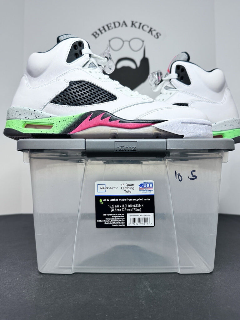 DS Nike Air Jordan 5 Retro Pro Stars 136027-115 OG Poison Green Men’s Size 10.5