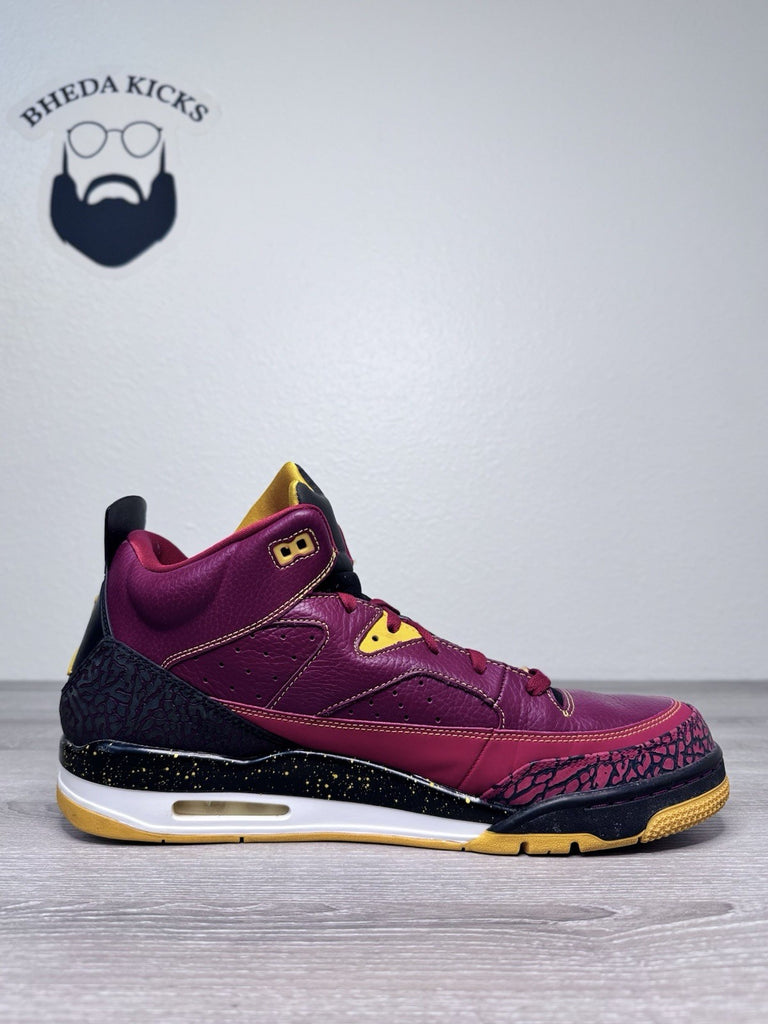 Size 15 - Jordan Son of Mars Low Team Red Gold 2013 Mens 580603-607 Preowned