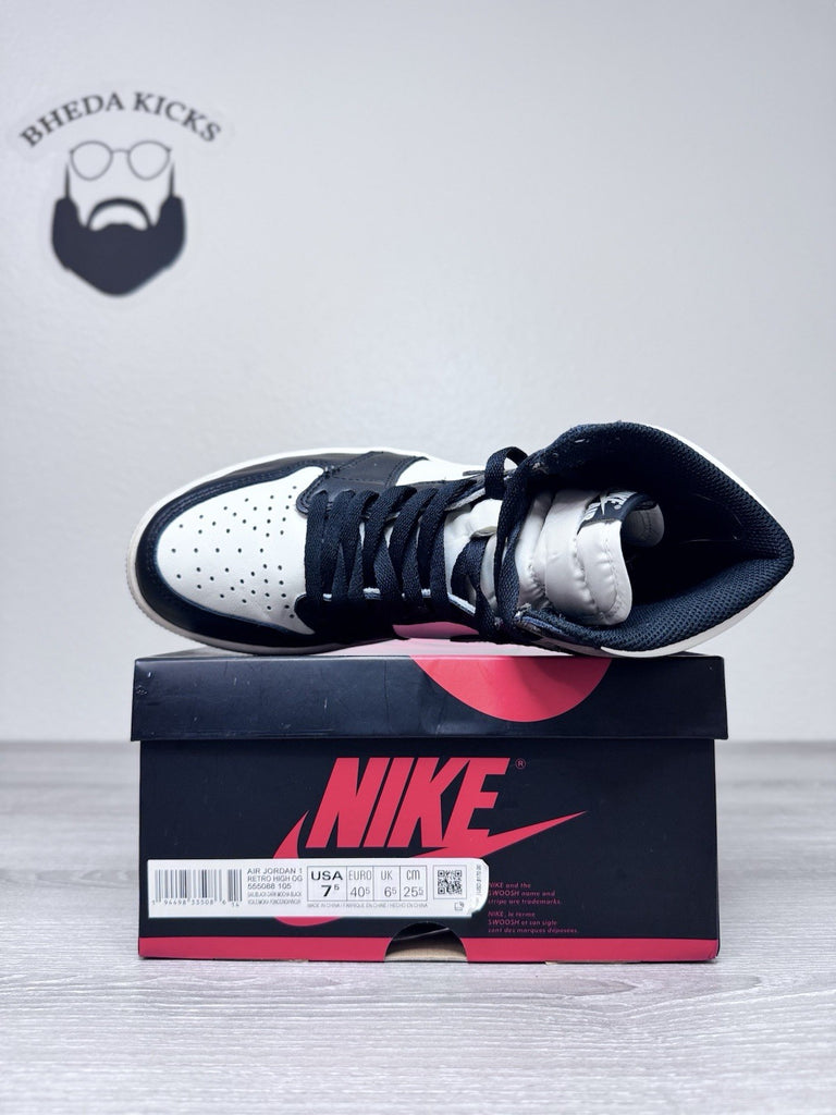 Size 7.5 - Air Jordan 1 Retro OG High Dark Mocha Mens Shoe 555088-105