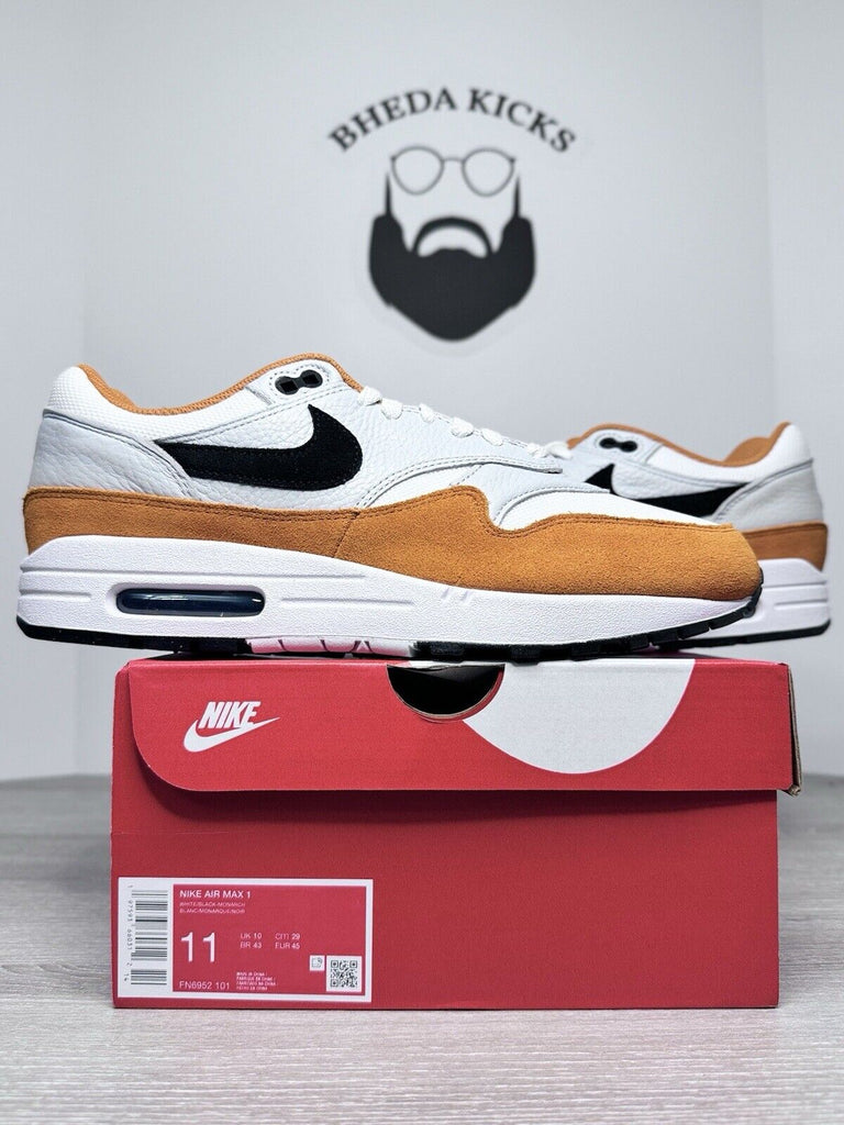 Size 11 - Nike Air Max 1 Classic Orange Monarch FN6952-101 Men's NEW DS