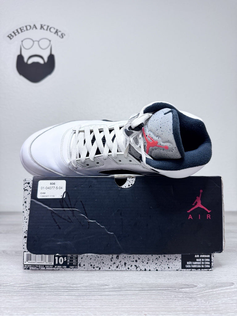 Size 10.5 - Nike Air Jordan 5 Poison Green 136027-115 OG V Retro Fire Red