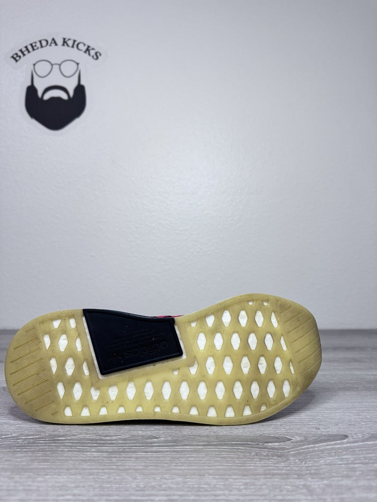 Size 10.5 - adidas NMD_R2 PK Core Red Black White Men’s Athletic Shoes (BB2910)