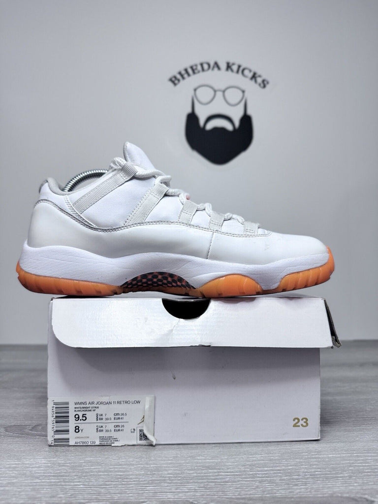 Size 9.5W/8 Men’s -  Air Jordan 11 Retro Low Citrus Preowned AH7860-139