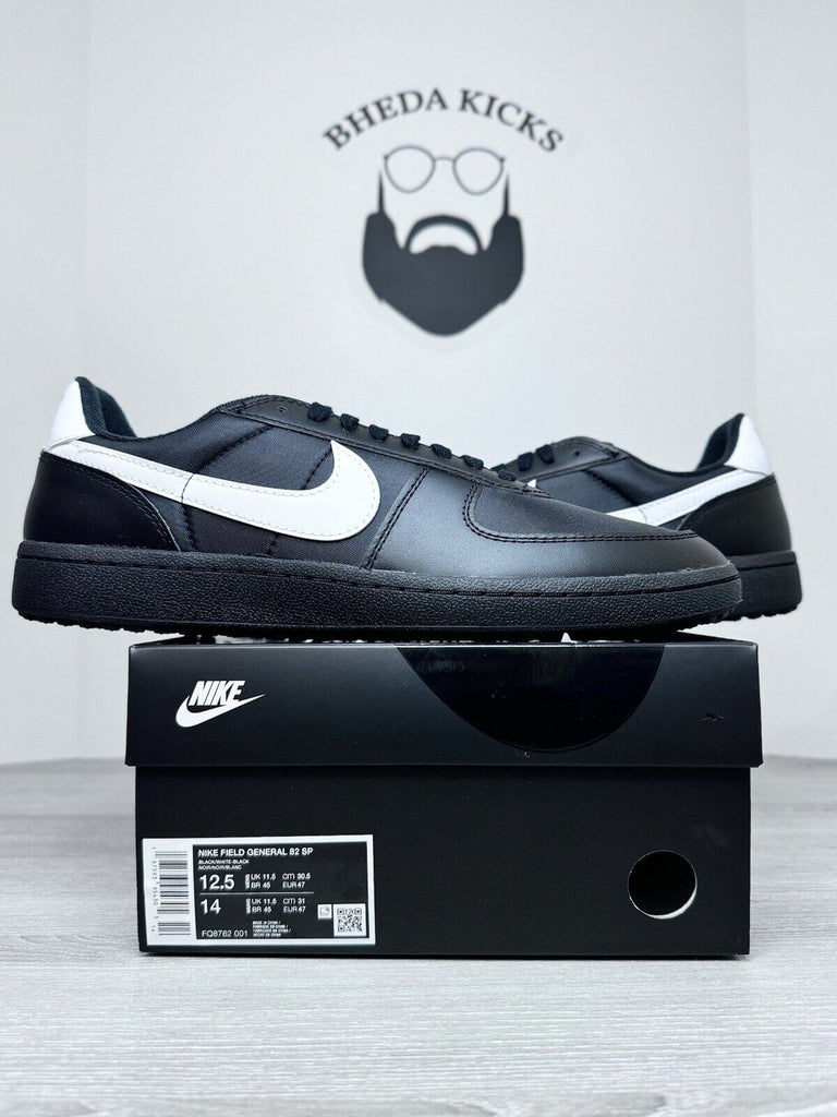 Size 12.5 - Nike Field General 82 SP Black White Mens Sizes FQ8762-001 NEW DS