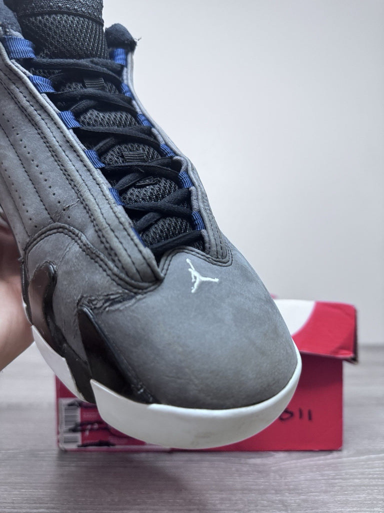 Size 10 - Nike Air Jordan 14 Retro Graphite Navy 311832-011 2011 Preowned