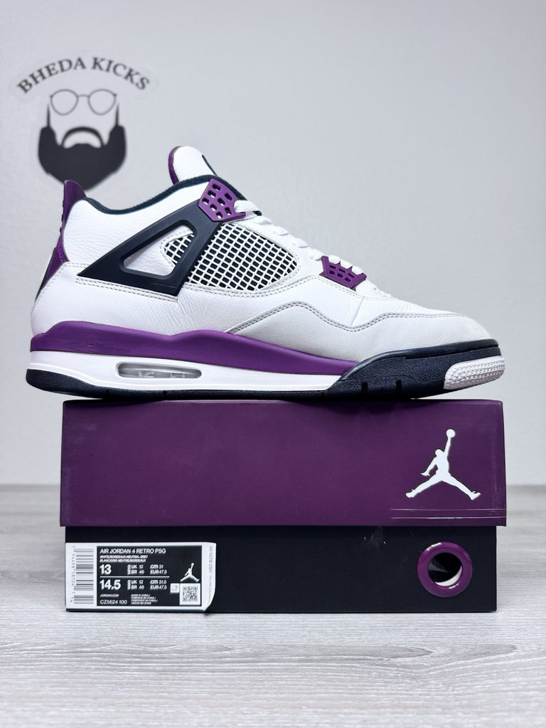 Size 13 - Jordan 4 Retro x Paris Saint-Germain Bordeaux 2020 (CZ5624-100)