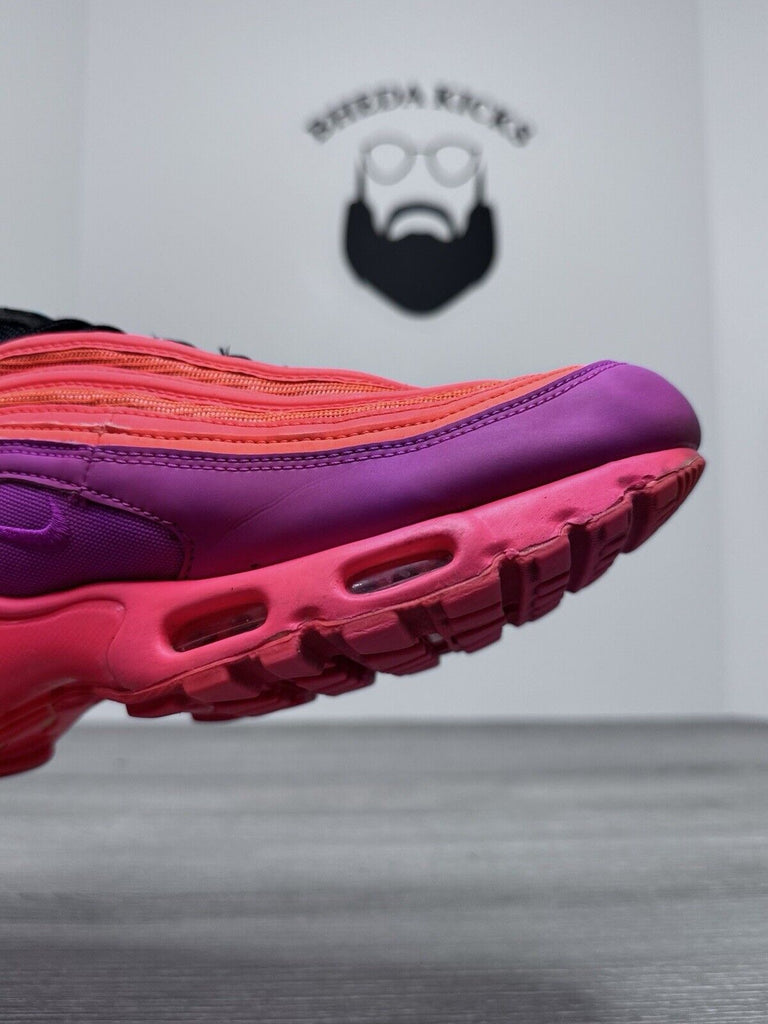 Size 9.5 - Nike Air Max 97 Plus Racer Pink 2018 AH8143-600 Preowned Og