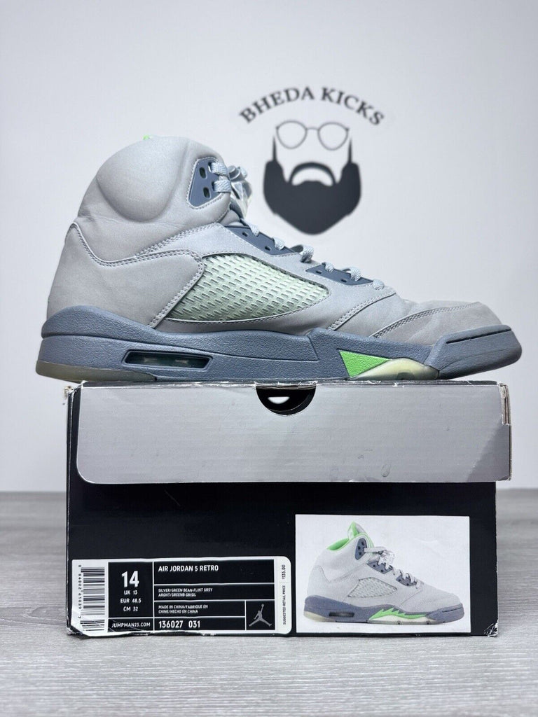 Size 14 - Jordan 5 Retro Green Bean 2006 136027-031 OG Authentic