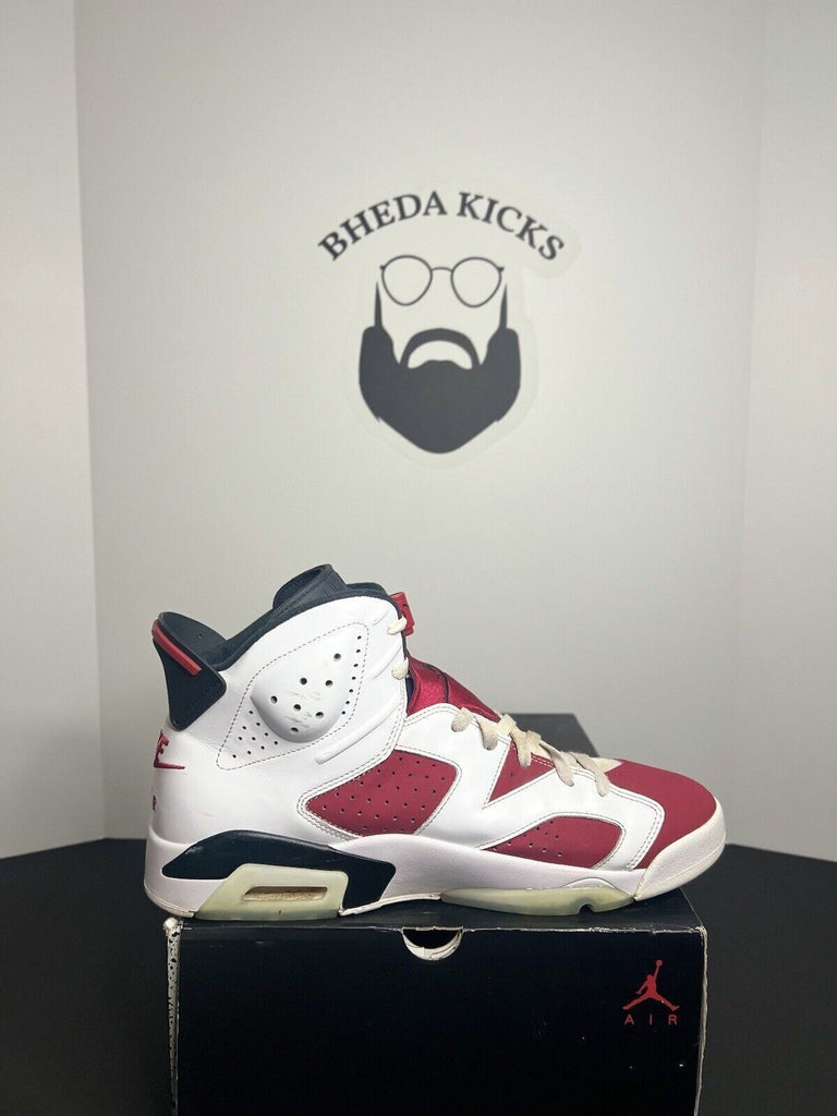 Air Jordan 6 Retro OG Carmine CT8529-106 PreOwned Men’s Sneakers Rare Size 13