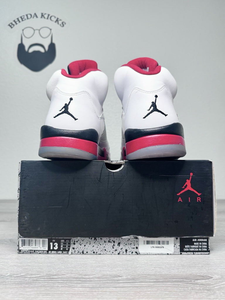 Size 13 - Nike Air Jordan 5 Retro Fire Red 2013 136027-120 Preowned Rare