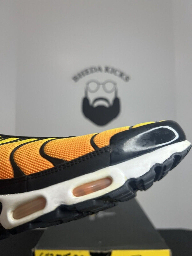 Nike Air Max Plus TXT Tiger Sunset Orange Black White 647315-700 Men’s Size 13