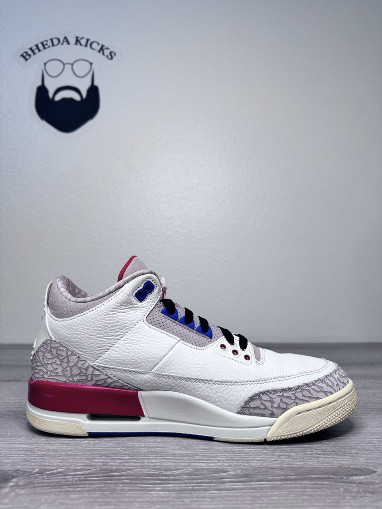 Size 11 - Air Jordan 3 Retro International Flight 136064-140 Preowned Authentic