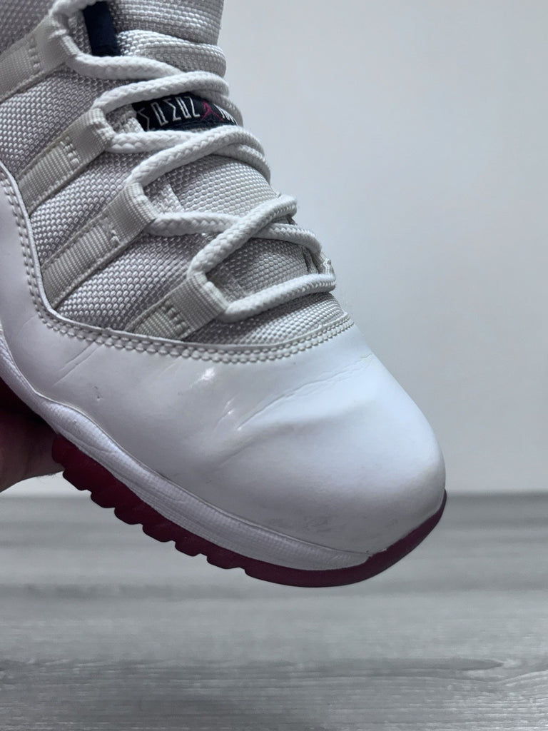 Size 8 - Nike Air Jordan 11 Retro Low Cherry Bottom 2012 528895-101 Red White